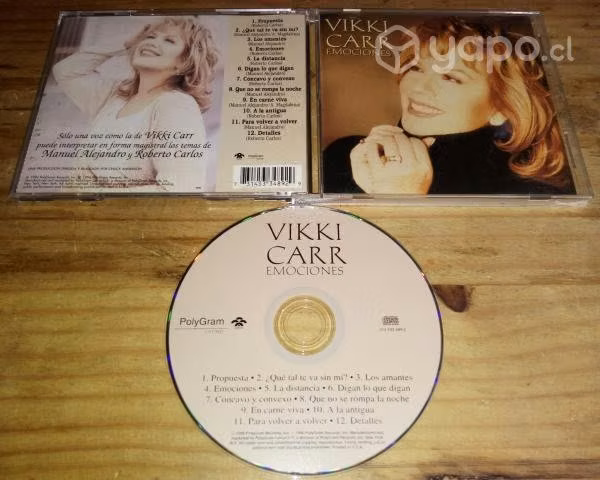 Vikki Carr - Emociones "1996" 12 Canciones Excelen