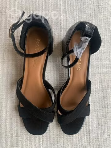 Zapatos negros de fiesta Marittimo talla 39 - Imagen 2