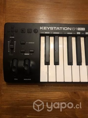 Controlador midi m-audio keystation 61 mk3