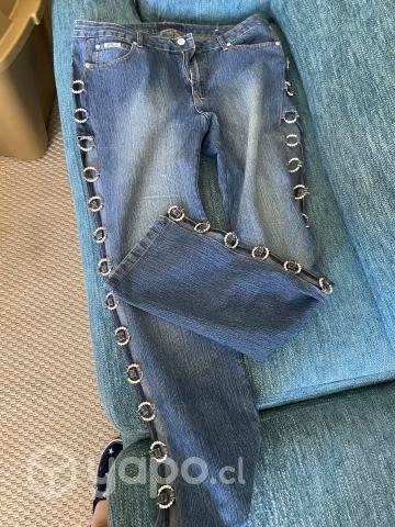 Jeans y botines plataforma