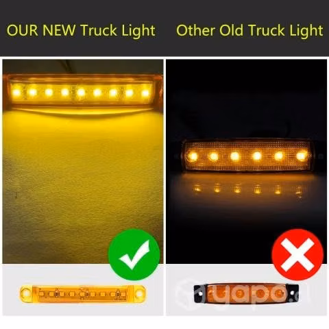 Foco Luz Lateral Posición Led Bi-volts 10 Unidades