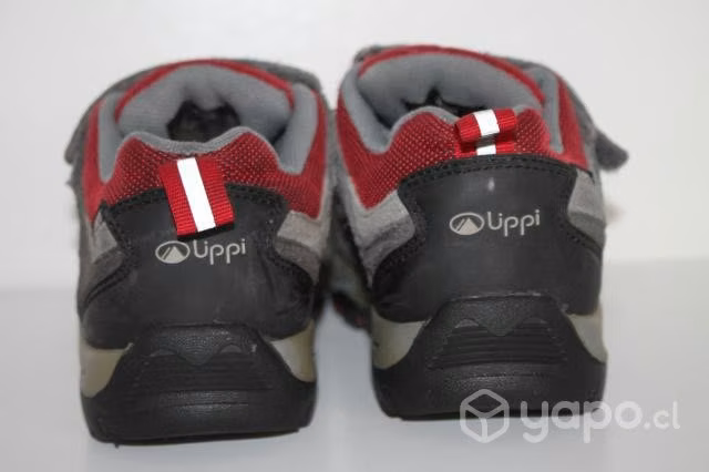 Zapatilla Niño Outdoor LIPPI Puelo Low Rojo N°30 - Imagen 2