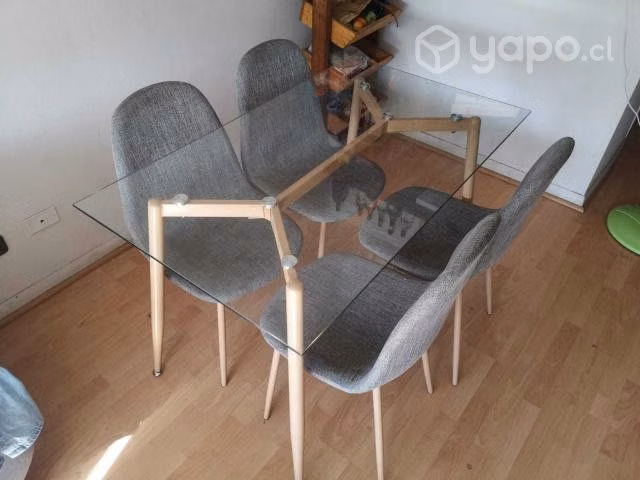 Juego de Comedor CasaIdeal 4 personas