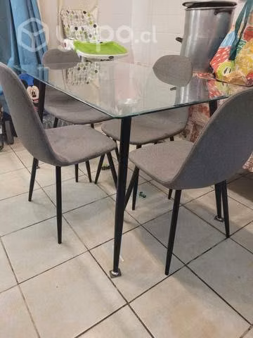Mesa de vidrio