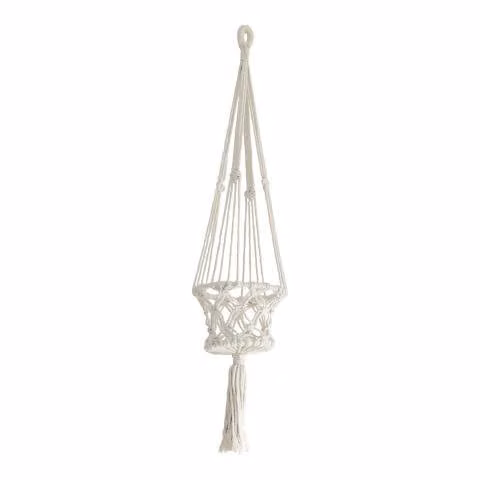 Cogante de macrame para planta