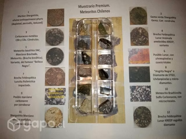 ¿Quiere una roca de otro mundo?12 meteoritos
