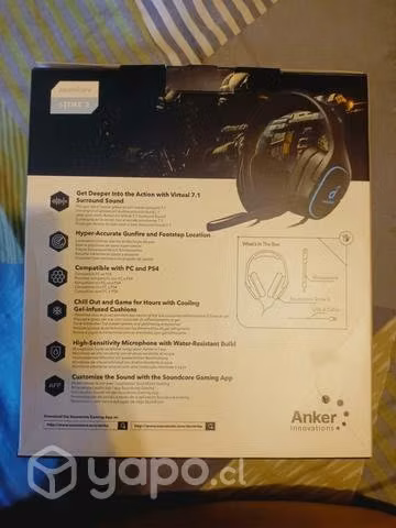 Audífonos gamer strike G3