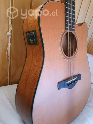 Guitarra electroacústica ibanez modelo AW65ECE-LG