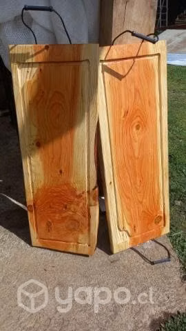 Tablas parrilleras de Oregon y castaño
