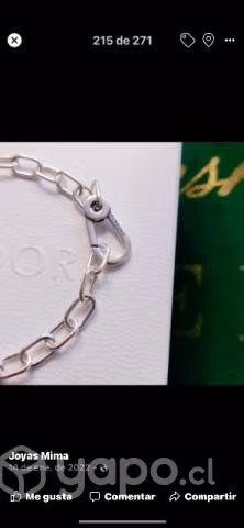 Pulsera Pandora eslabón plata - Imagen 3