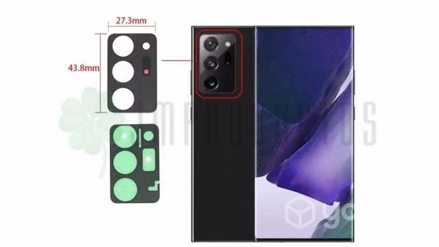 Lente Camara trasera Samsung Note 20 Ultra