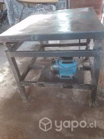 Mesa vibradora para fabricar adocretos