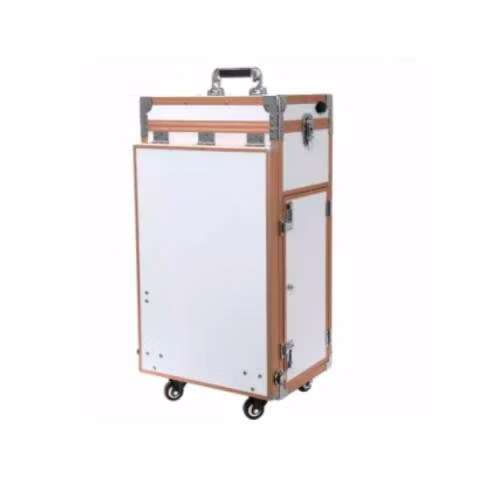 Maleta de belleza con mesa