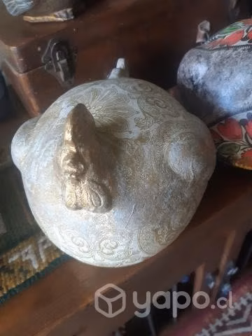 Gallinas de cerámica maciza pintadas a mano - Imagen 4