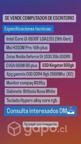Pc Escritorio