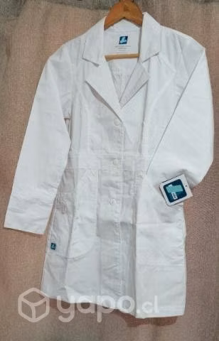 Delantal clínico blanco (talla xs)