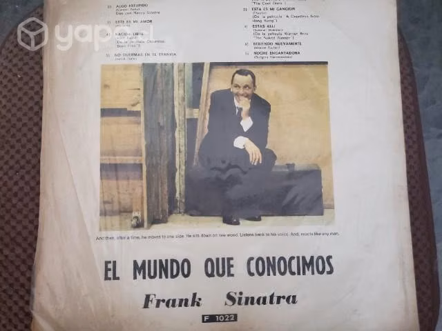 Frank Sinatra joya vinilo de coleccion de epoca - Imagen 2