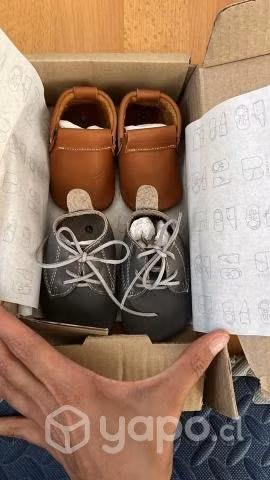 Pack 2 pares Zapatos bebé talla upamocs talla 16