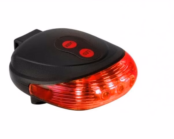 Luz trasera LED/LASER para bicicleta