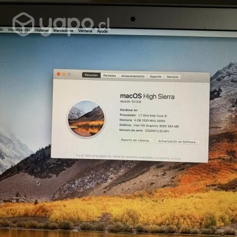 Macbook air 2011 i5 4gb ram 256gb ssd - Imagen 5