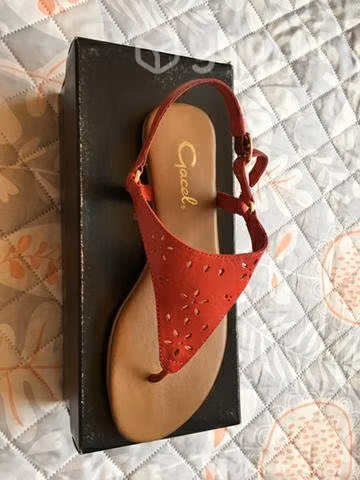 Sandalias Gacel casual rojo