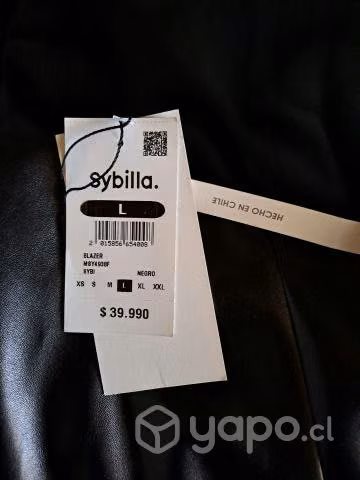 Blazer ecocuero Sybilla