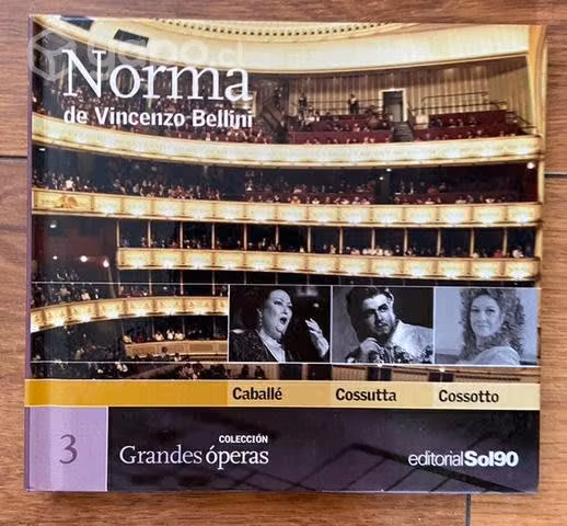 Ópera Norma-V.Bellini-Libro CD