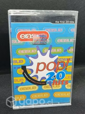 Cassette Erasure Pop! The first 20 hits