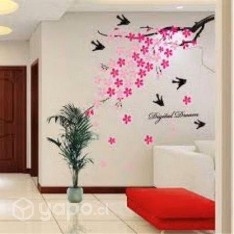 Vinilos decorativos de pvc 5 diseños x 10mil