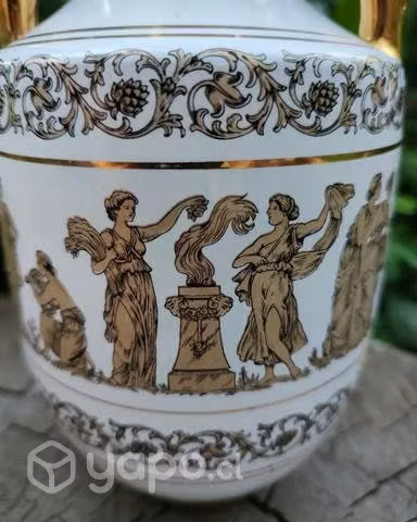 Jarrón Griego pintado con oro de 24k - Imagen 3