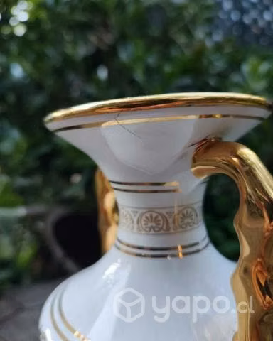 Jarrón Griego pintado con oro de 24k - Imagen 6