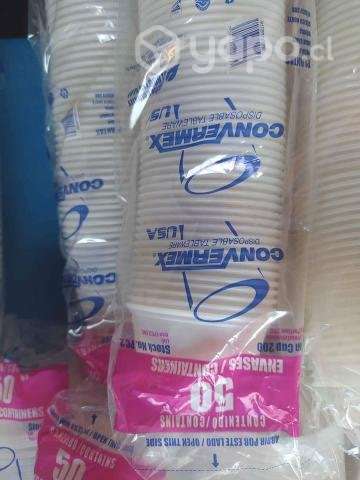 Pocillos desechables con tapa 45ml - Imagen 2