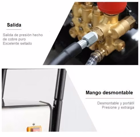Hidrolavadora eléctrica industrial de alta presión