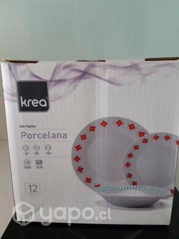 Set vajilla 12 piezas KREA