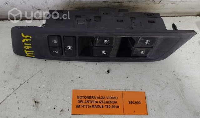 Botonera Alza Vidrio Delantera Izquierda (MT4175)