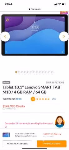 Tablet lenovo smart m10 nuevo - Imagen 3