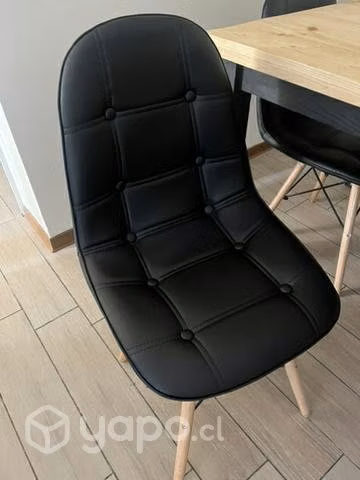 Comedor madera natural + 6 sillas