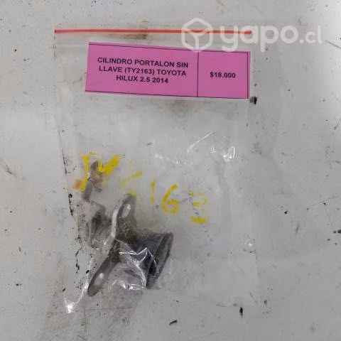 Cilindro Portalon Sin Llave (TY2163) Toyota Hilux