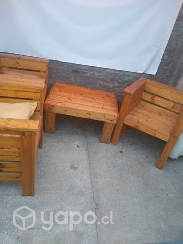 Sillon madera exterior