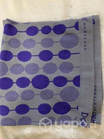 Cuello doite morado con gris