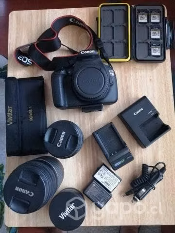 Canon Eos Rebel T5 Dslr + Lentes + Accesorios