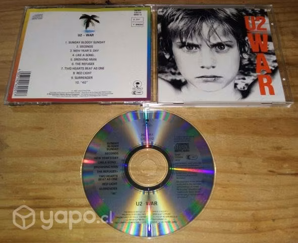 U2 - War "1985" 10 Canciones Excelente Estado Edic