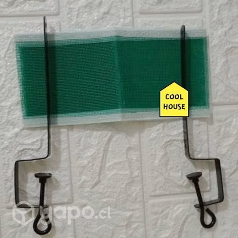 Malla y soporte para mesa de ping pong