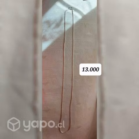Cadenas de plata ley 925