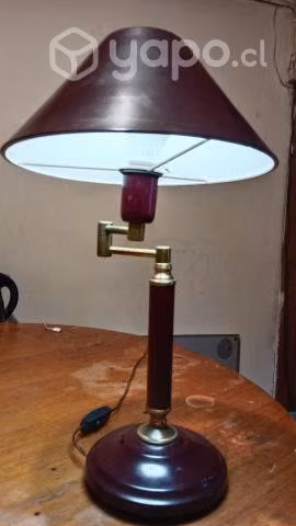Lámpara antigua metálica mesa o escritorio - Imagen 3