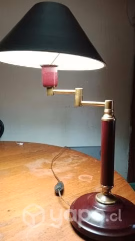 Lámpara antigua metálica mesa o escritorio - Imagen 2