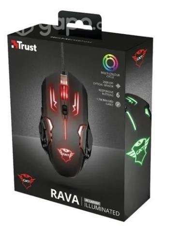 Mouse De Juego Trust Rava Gxt 108 Negro - Imagen 4