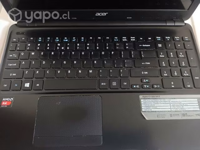 Notebook Acer Aspire E1-Para Repuesto - Imagen 2
