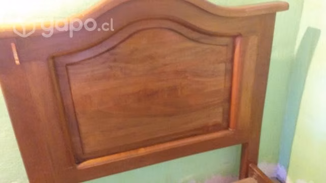 Cama de madera 1 plaza
