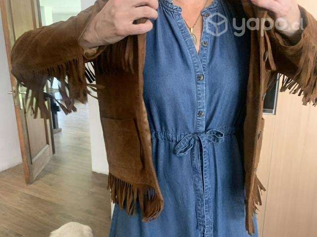 Chaqueta café de terciopelo - Imagen 2